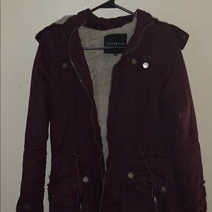 Wine Colored Winter Jacket SZ M